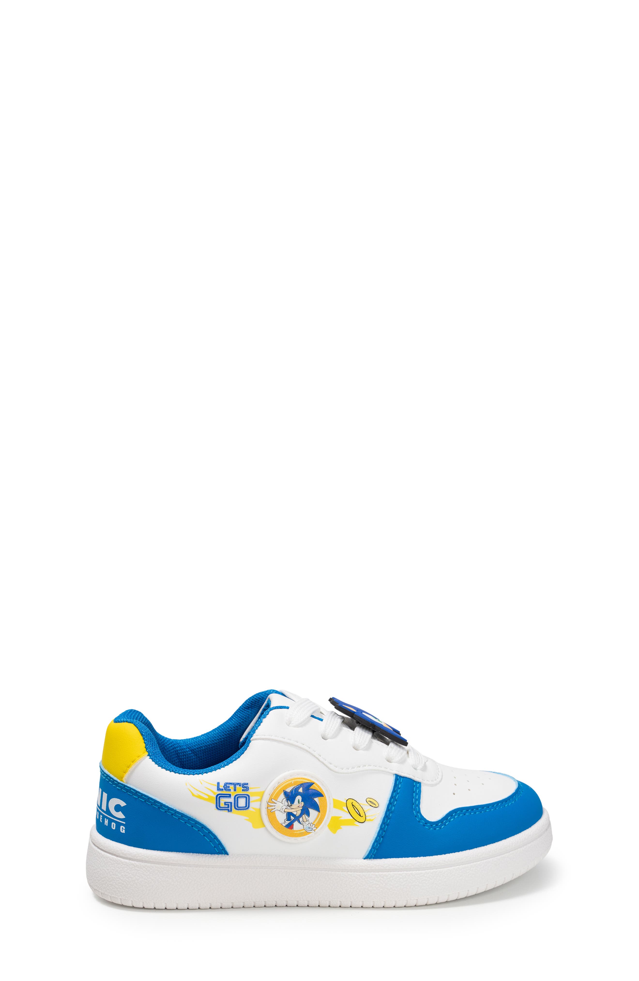 Kids' Sonic the Hedgehog Sneaker, Alternate, color, WHITE/ BLUE