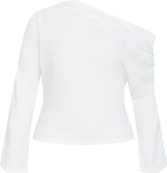 City Chic Imani One-Shoulder Long Sleeve Top