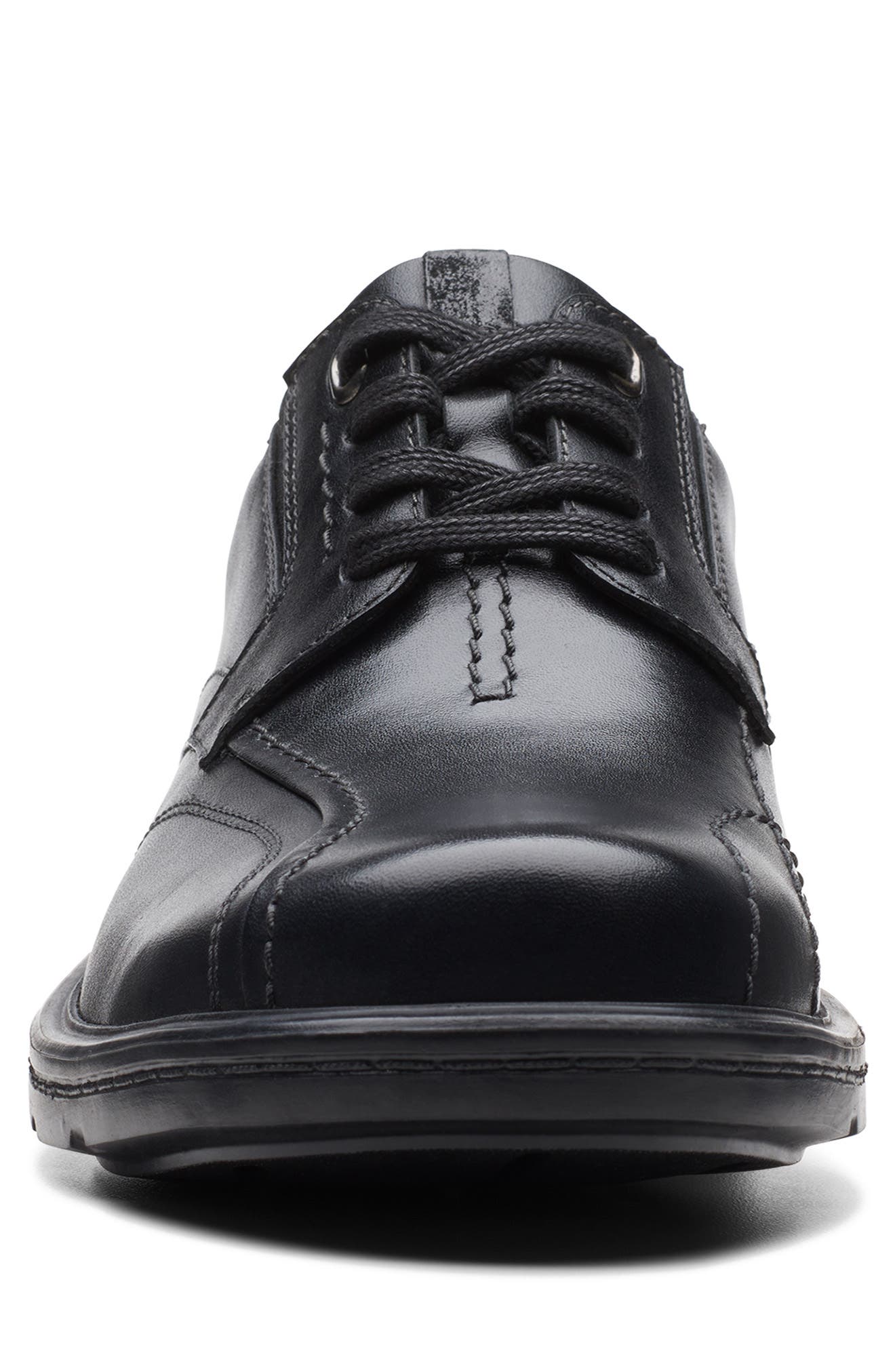Clarks<sup>®</sup> Gessler Derby, Alternate, color, Black Leather