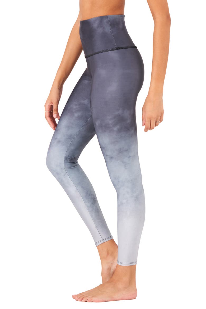High Waist Leggings, Alternate, color, FIRST FROST