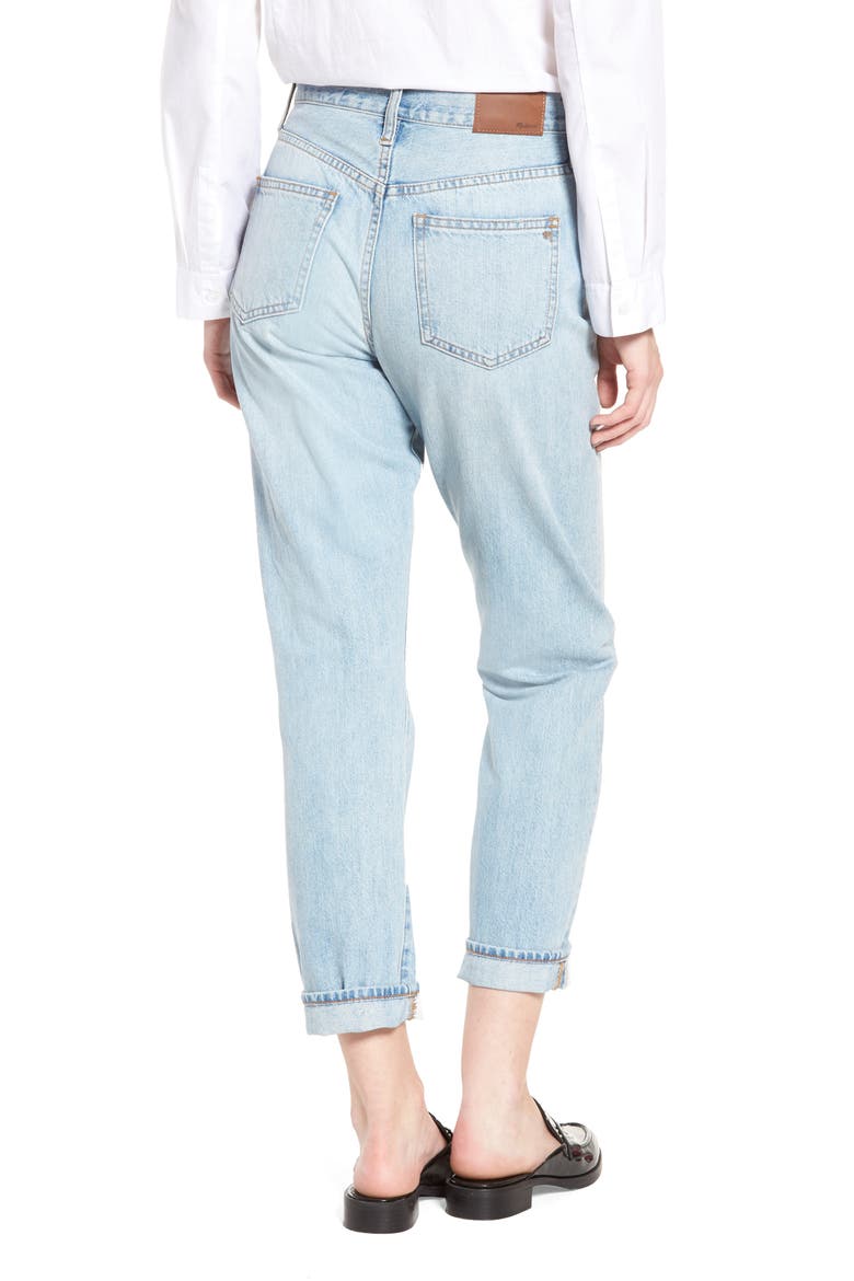 Perfect Vintage Step Hem Jeans, Alternate, color, FITZGERALD WASH