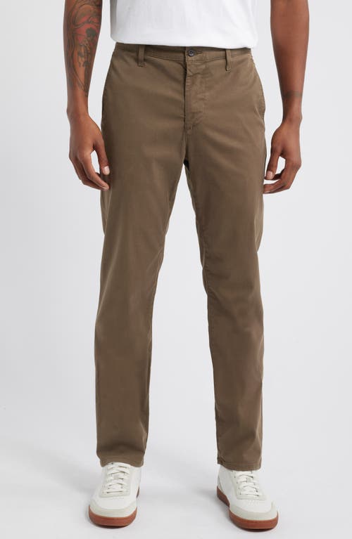 AG Kullen Flat Front Stretch Sateen Chinos in Rich Espresso 