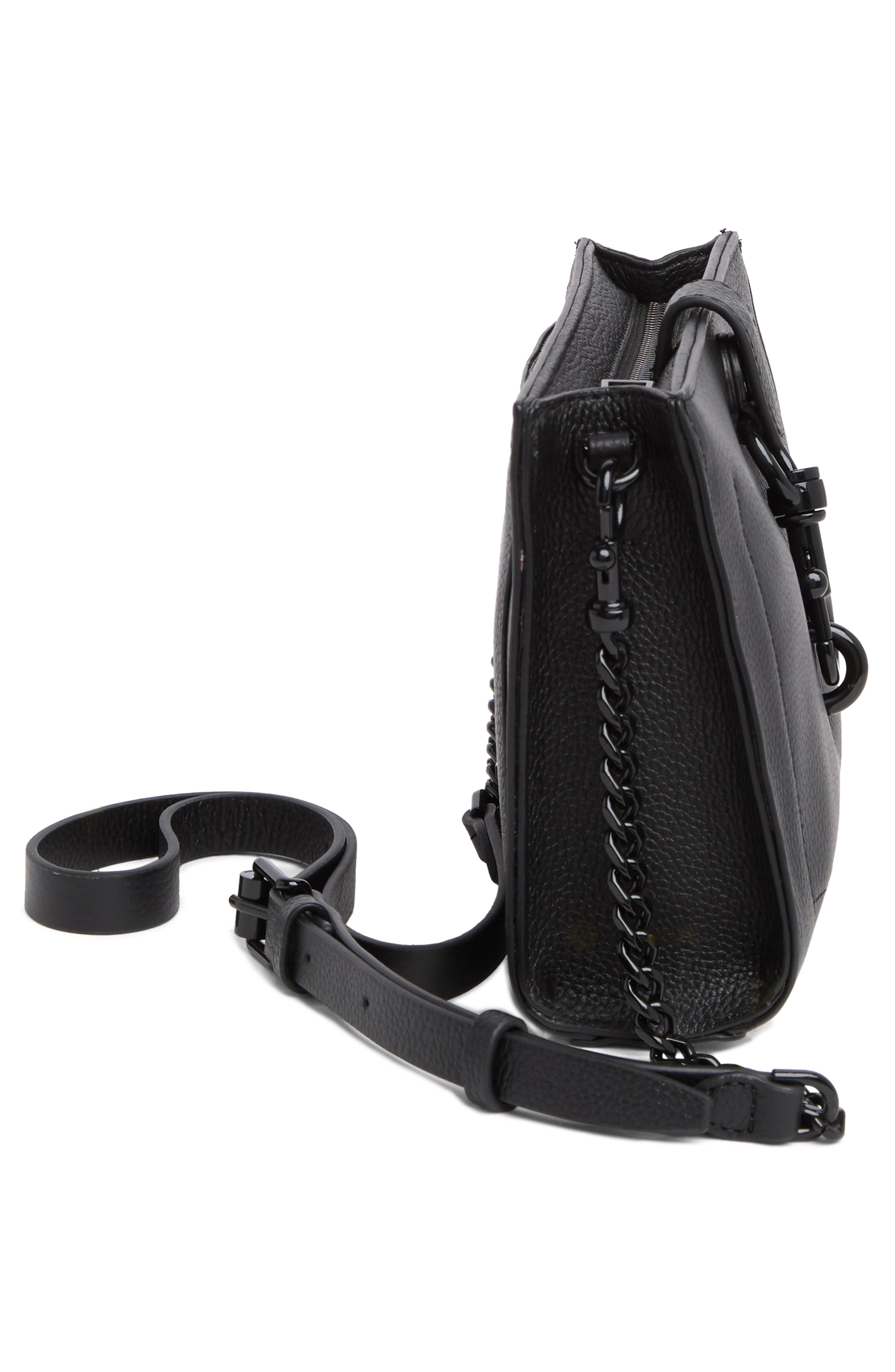 Rebecca Minkoff Rider Leather Crossbody Bag, Alternate, color, 