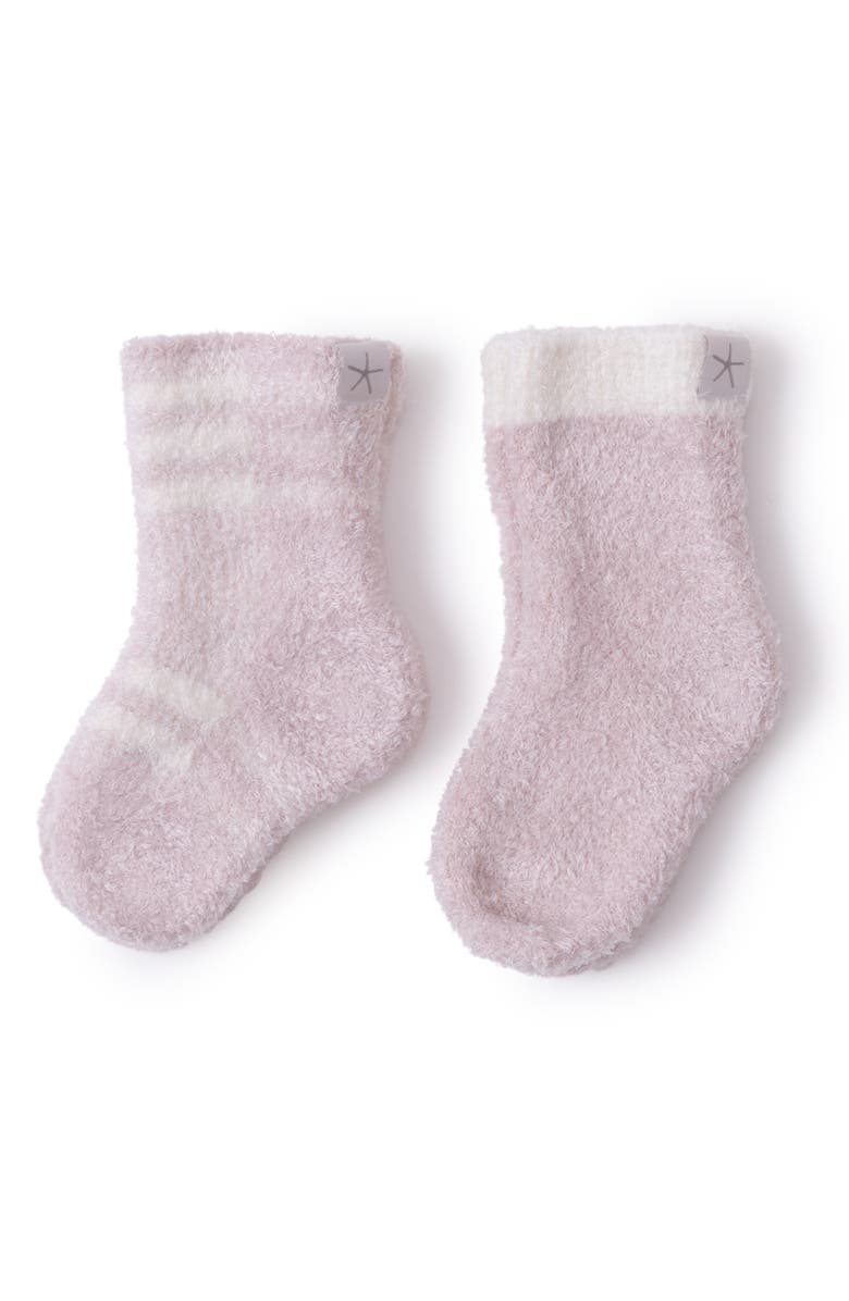 Barefoot Dreams<sup>®</sup> CozyChic Lite<sup>®</sup> 2-Pack Assorted Sock Set, Main, color, Barely Pink-Cream