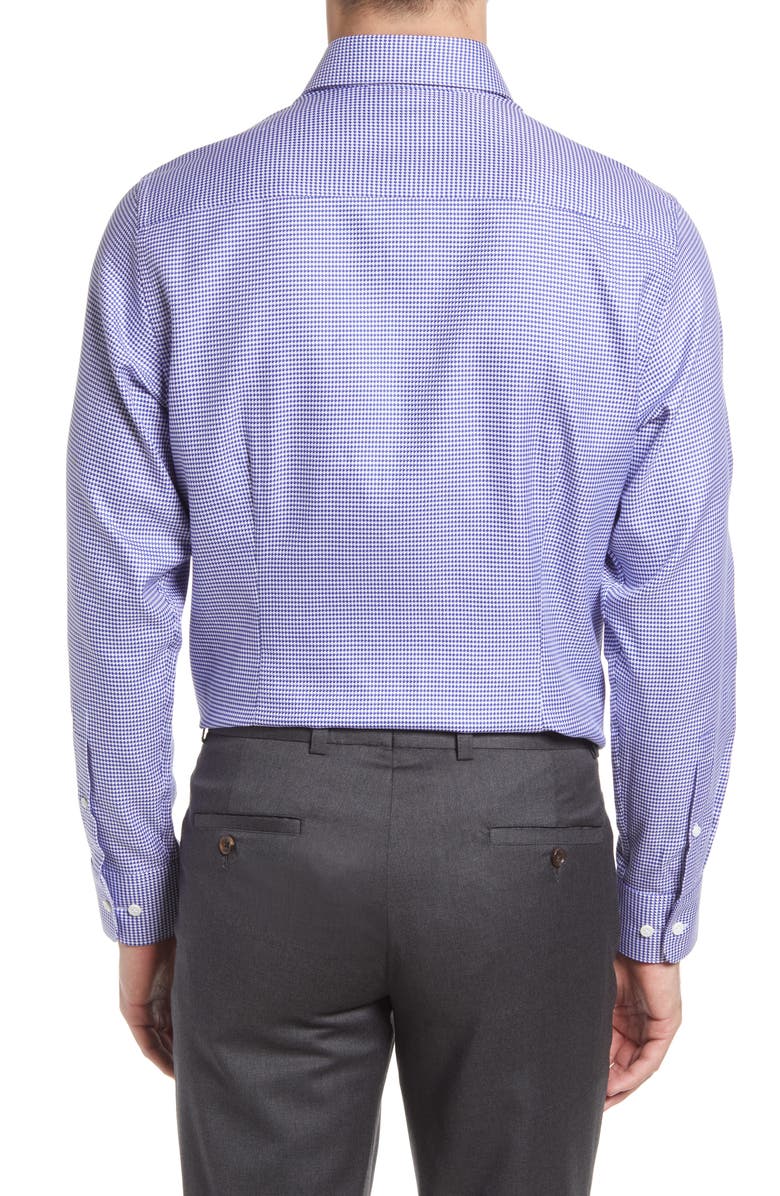 Jack Victor Greene Business Cotton Dress Shirt, Alternate, color, Blue / White