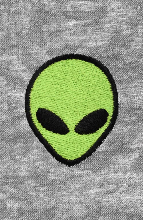 Dalix Alien Fleece Sweatshirt In Athletic Heather
