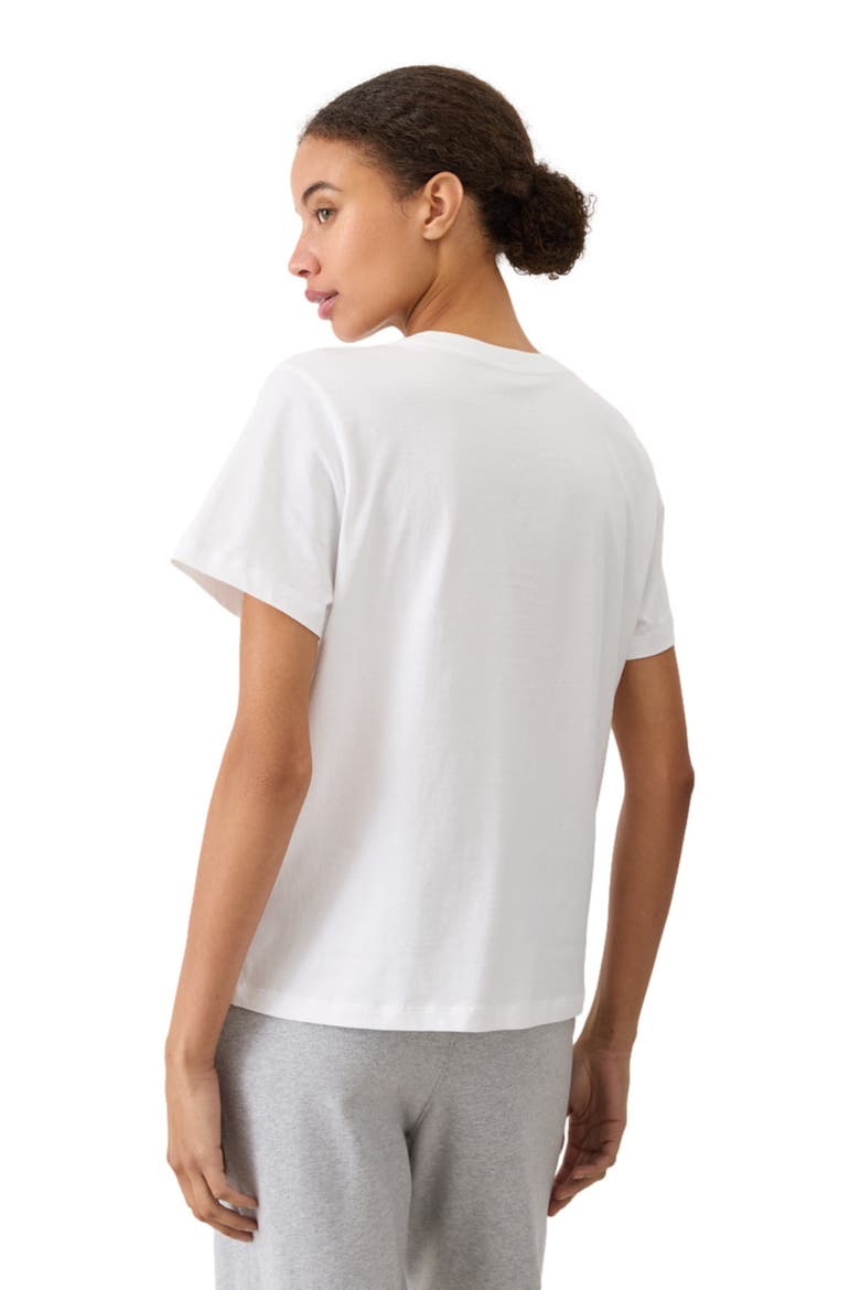 Organic Cotton Women's Softspun Essential Crewneck Tee, Main, color, White