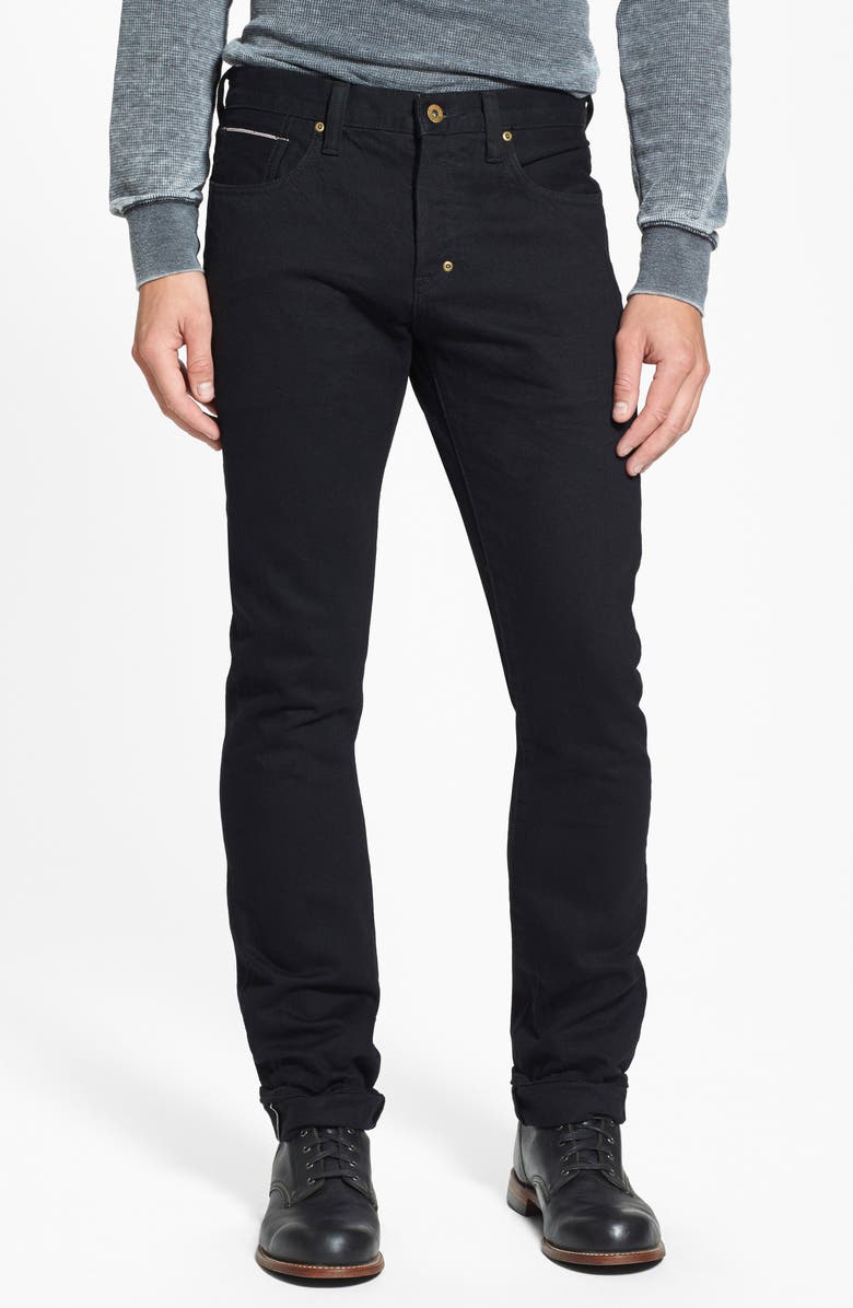 PRPS 'Demon' Slim Straight Leg Selvedge Jeans, Alternate, color,