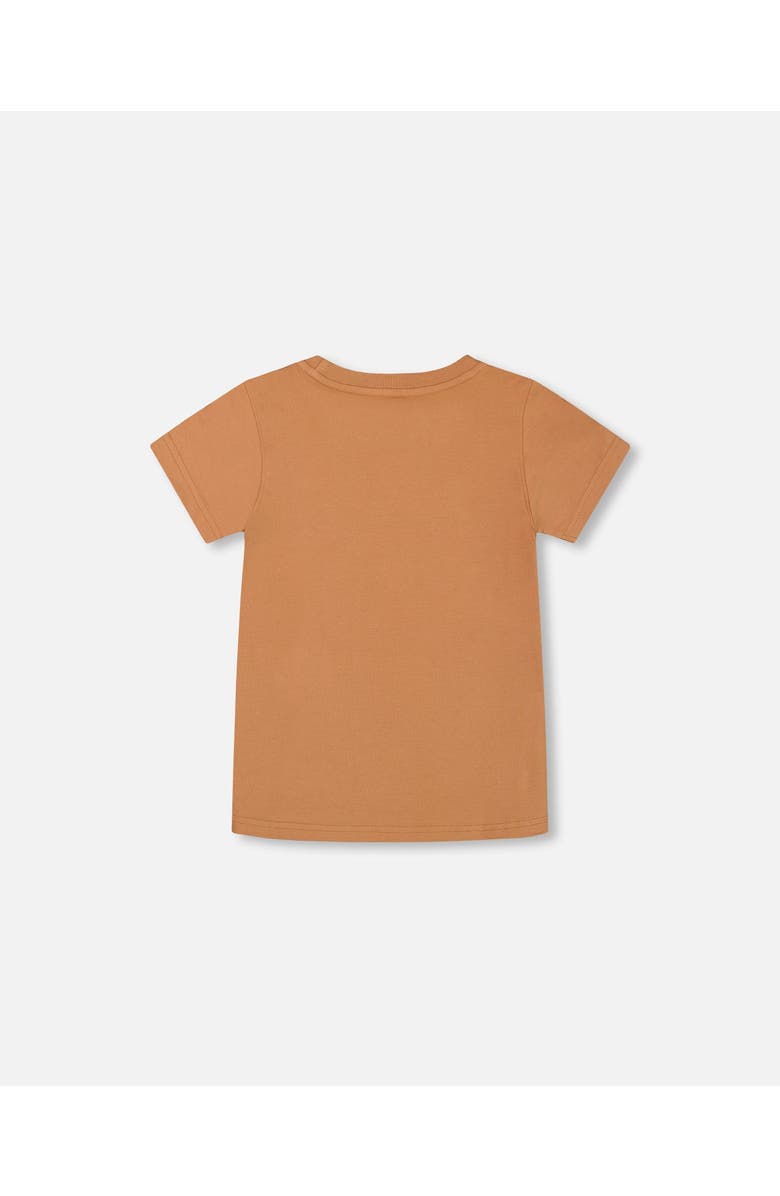 Deux par Deux Little Boy's Printed Organic Cotton Tee Orange Sunset, Alternate, color, 