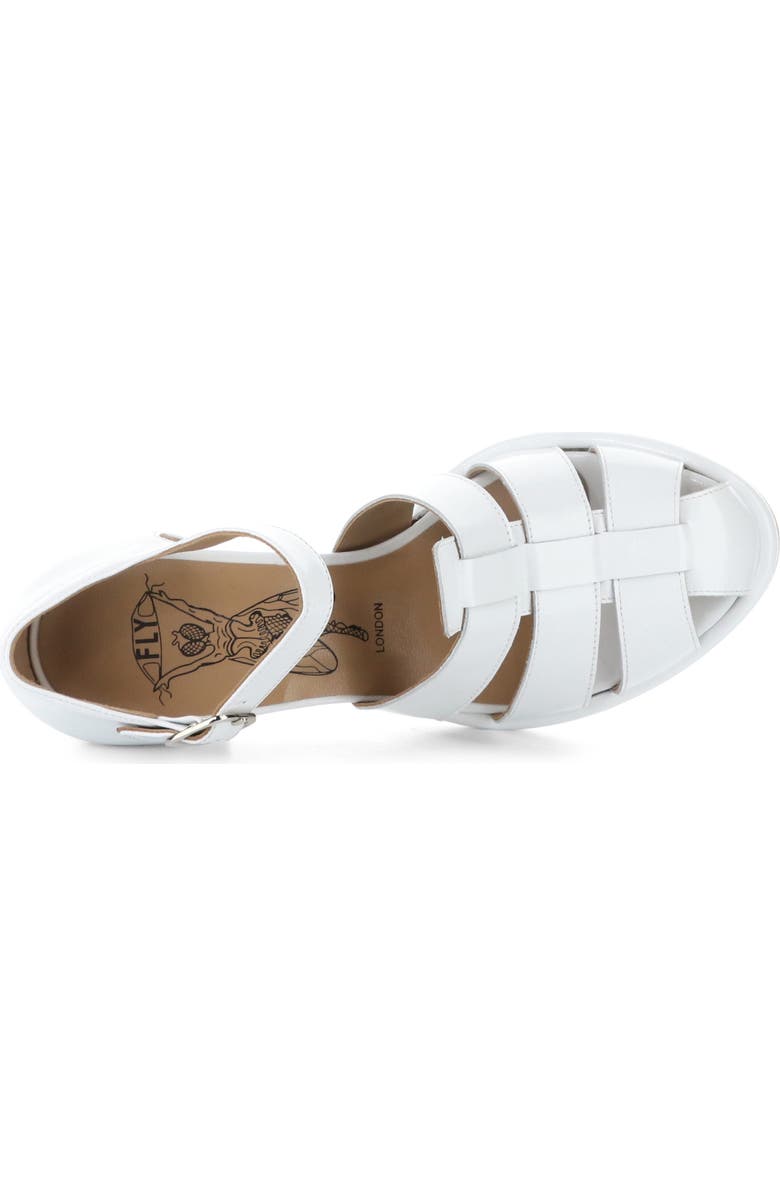 Fly London Marg Strappy Sandal, Alternate, color, White