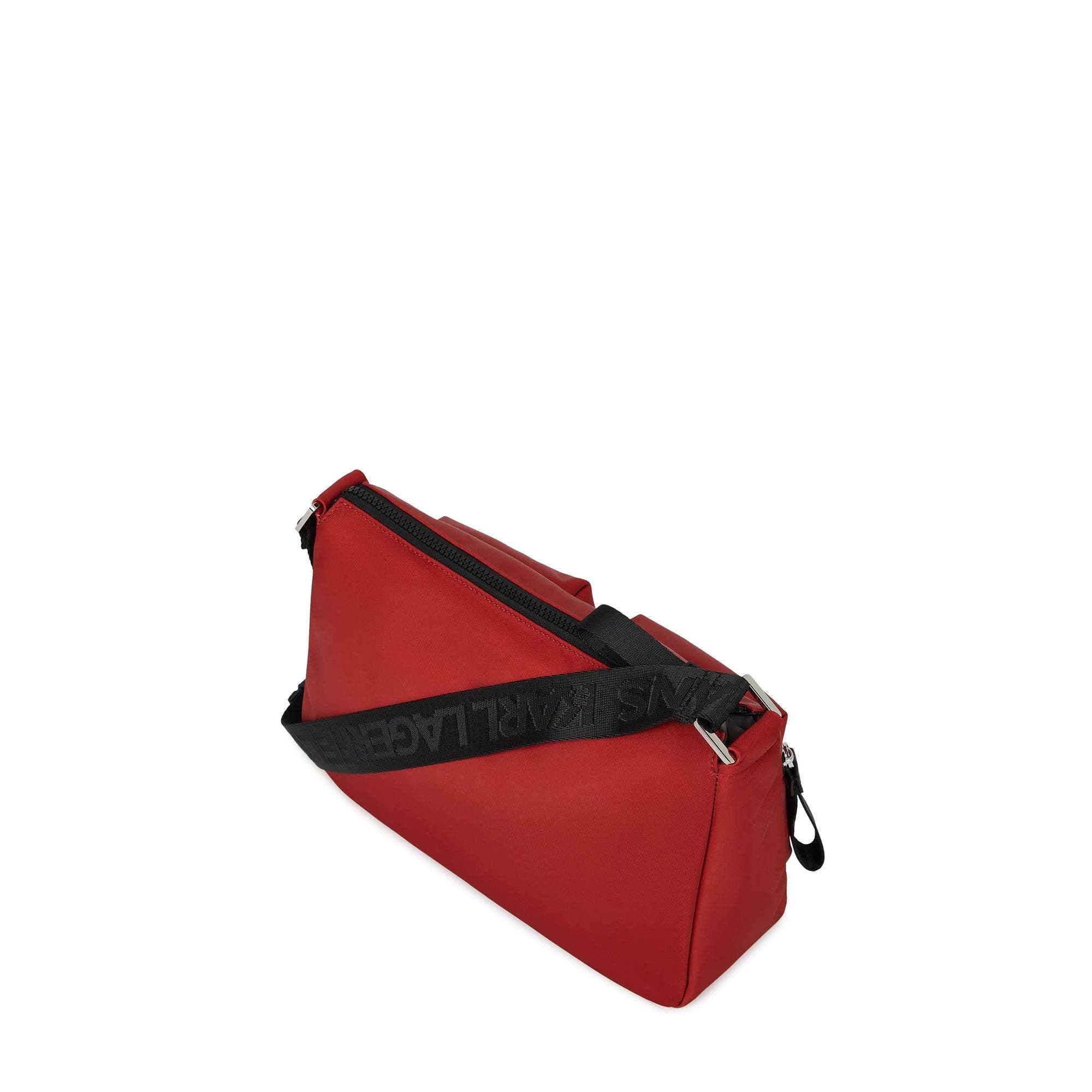 Essential Nylon Crossbody Bag, Alternate, color, Pompeian Red