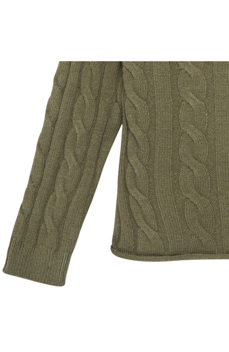 Modern Moments<sup
™</sup
 by Gerber Sweater and Pant Set, Alternate, color, Moss