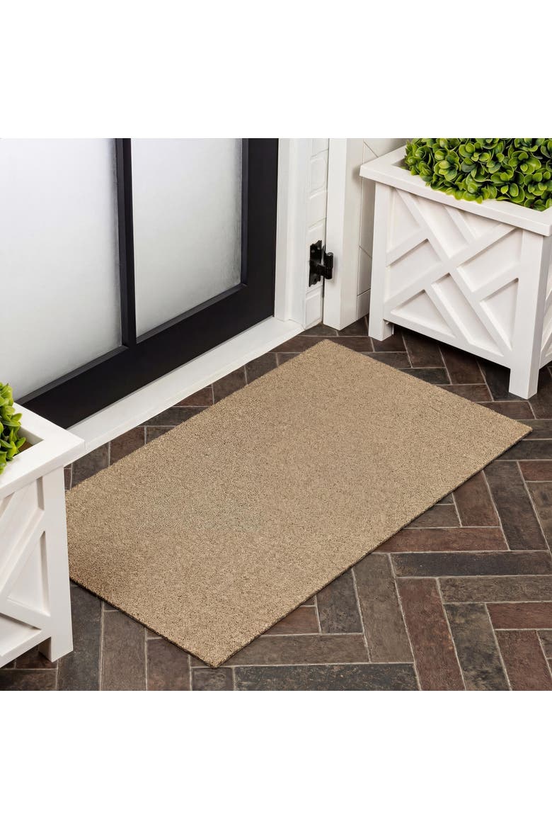 Peater Classic Casual Commercial Natural Coir Indoor/Outdoor Mat, Main, color, Bleach