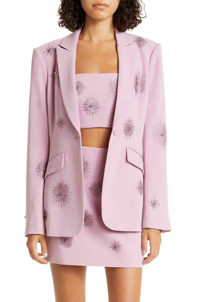 Cinq à Sept Beaded Starburst Blazer, Main, color, 