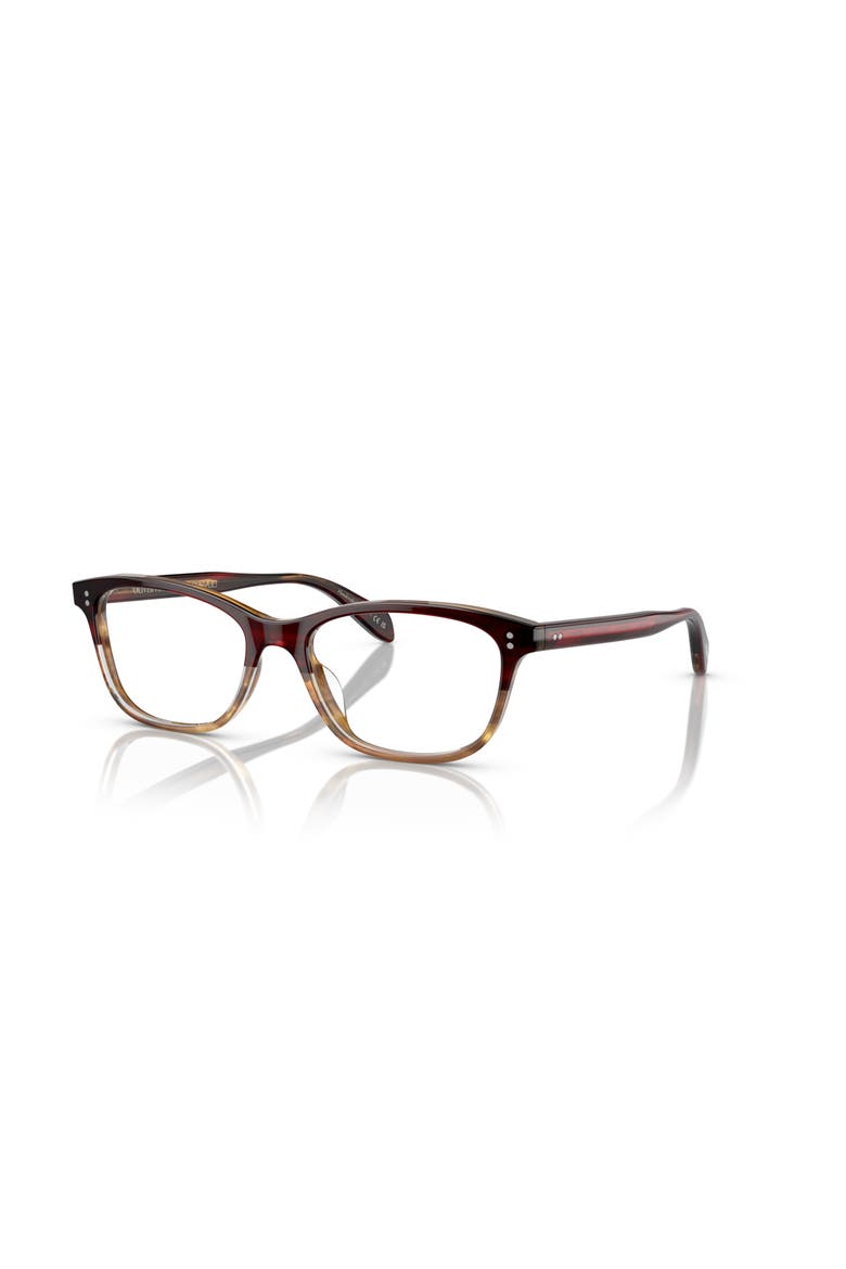52mm Square optical glasses, Main, color, Red