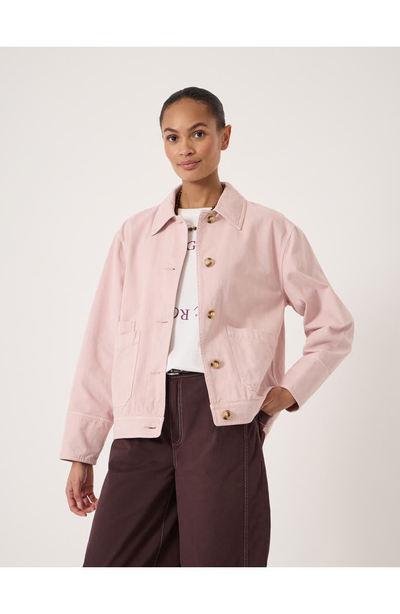 Hush Avril Cotton Utility Barn Jacket, Main, color, Pale Pink