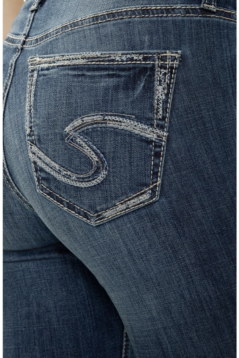Suki Curvy Mid Rise Bootcut Jeans, Alternate, color, SUNDOWN