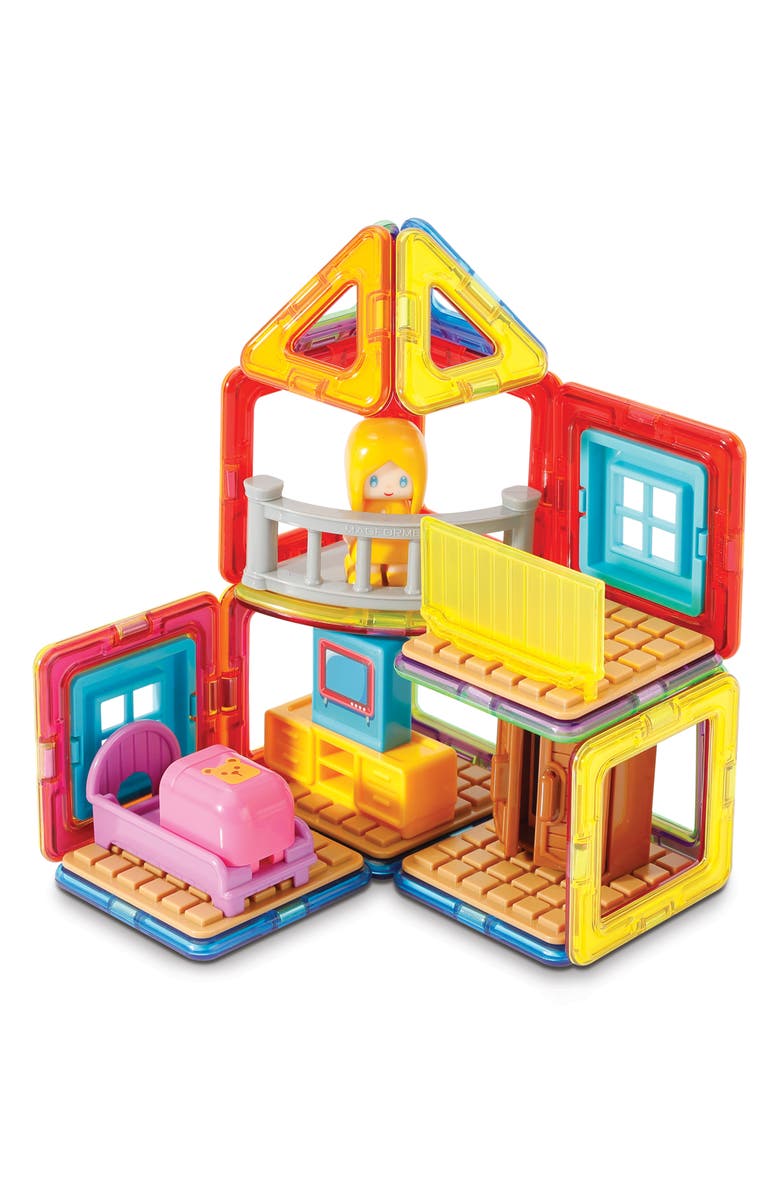 Magformers Maggy's House Magnetic Playset, Alternate, color,