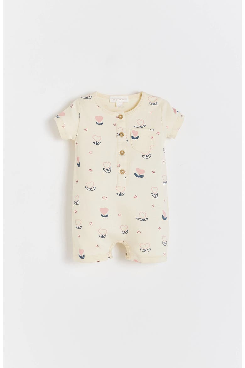 Hearts Coverall for Infant, Main, color, OFF-WHITE