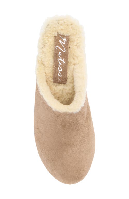 Matisse Mayfair Faux Shearling Lined Clog In Brown