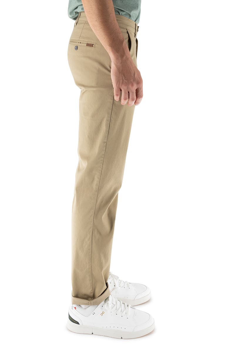 Maneuver Slim Straight Leg Performance Twill Pants, Alternate, color, MEDIUM BEIGE/ KHAKI