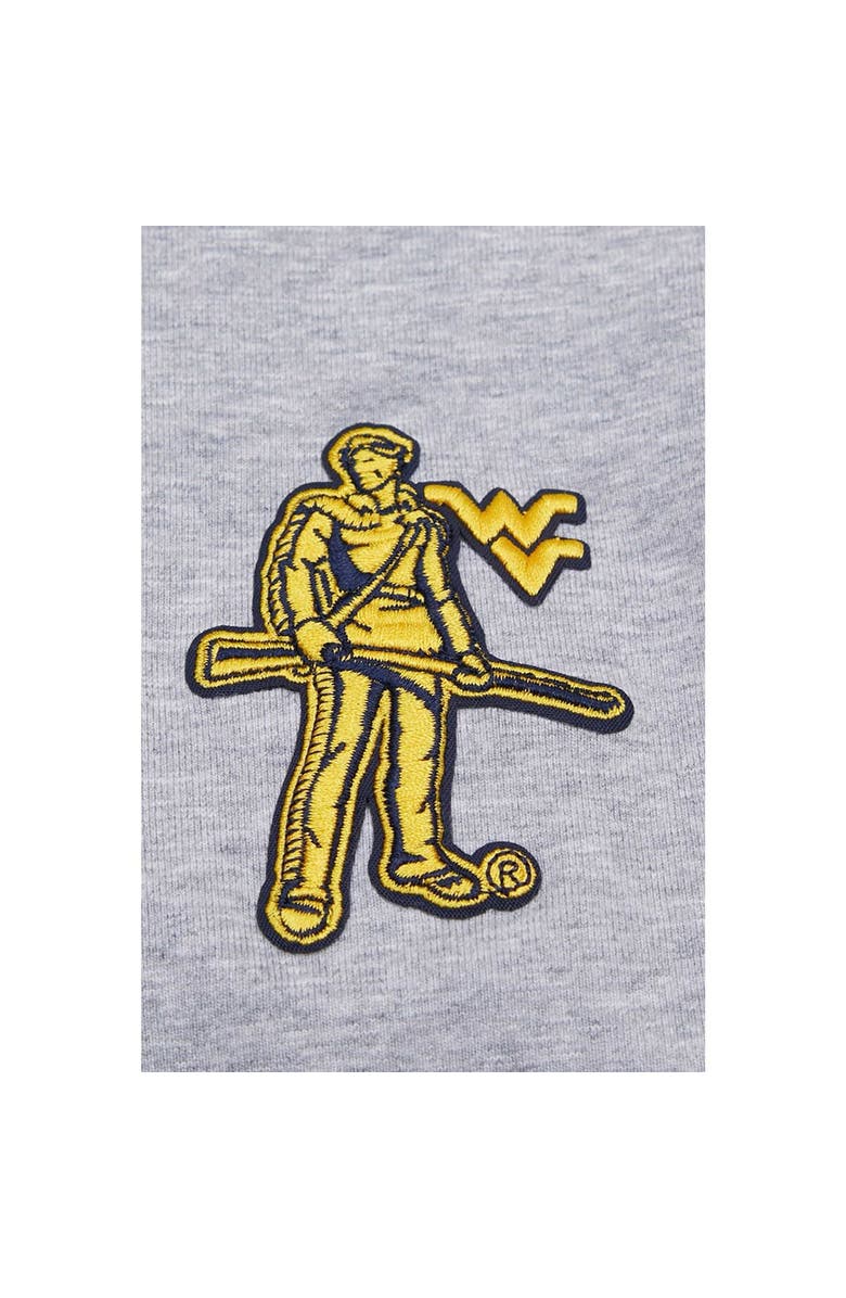 PRO STANDARD Women's Heather Gray West Virginia Mountaineers Classic 3-Hit Jersey Leggings, Alternate, color, 