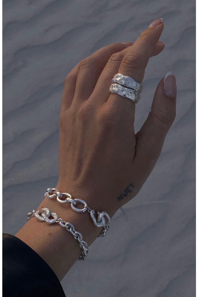 Dense Bracelet Silver, Alternate, color, Silver