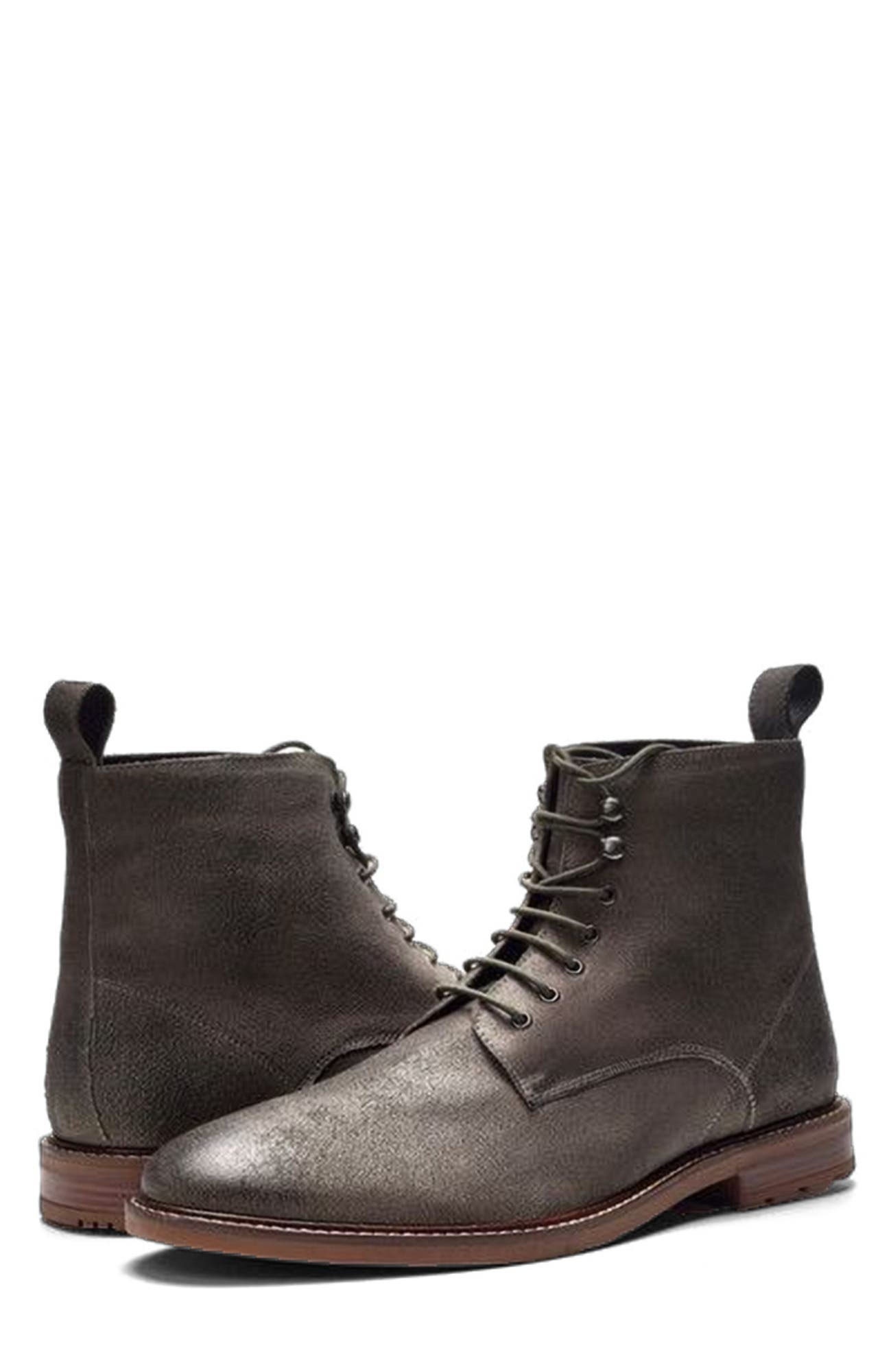 Summit Lace-up Boot, Alternate, color, Grey Leather