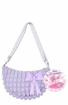 HOT FOCUS Kids' Puffy Crossbody Bag & Hair Accessory Set