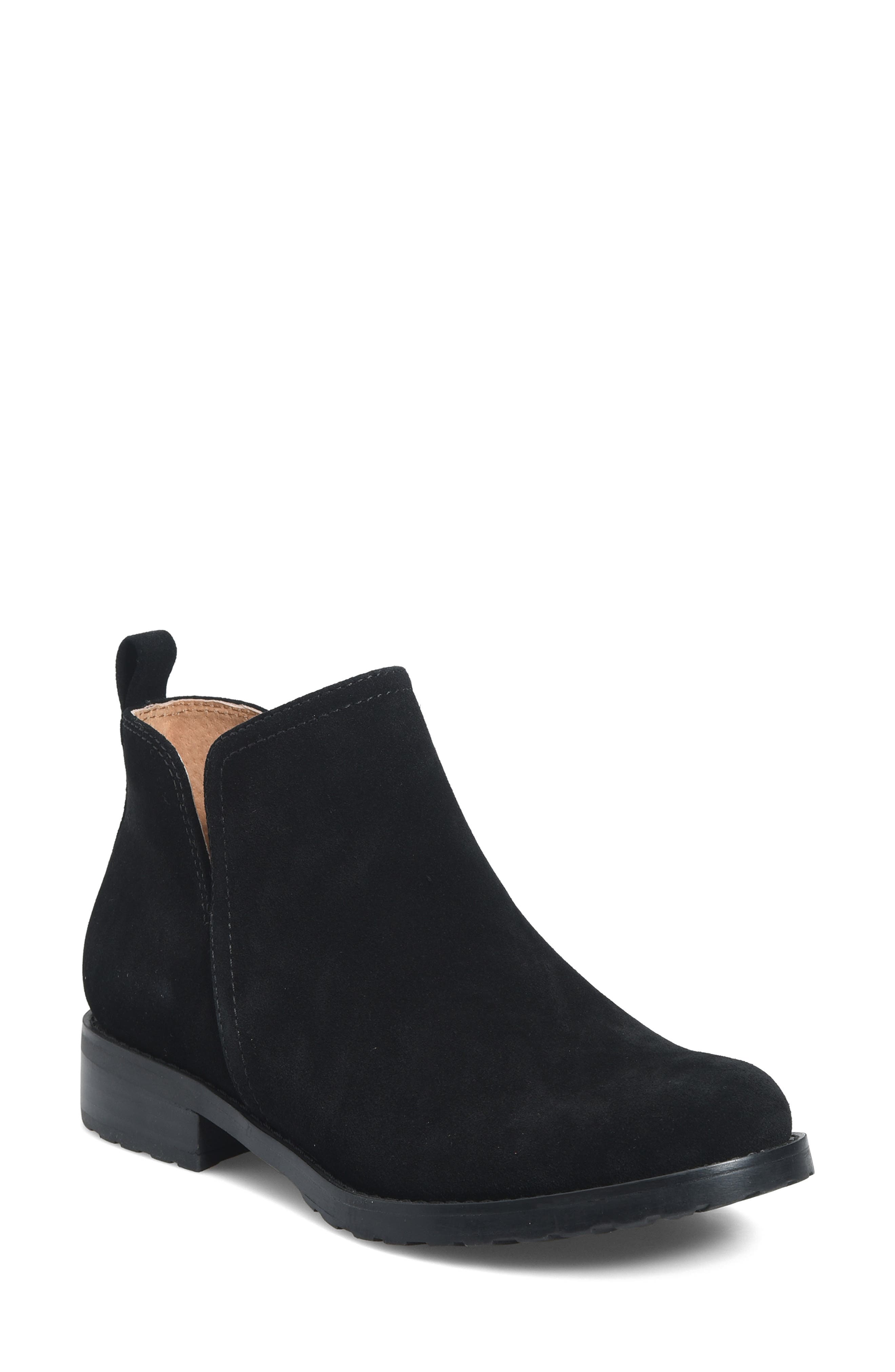 Beatrice Bootie, Main, color, BLACK SUEDE