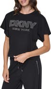 DKNY Embellished Dolman Sleeve T-Shirt