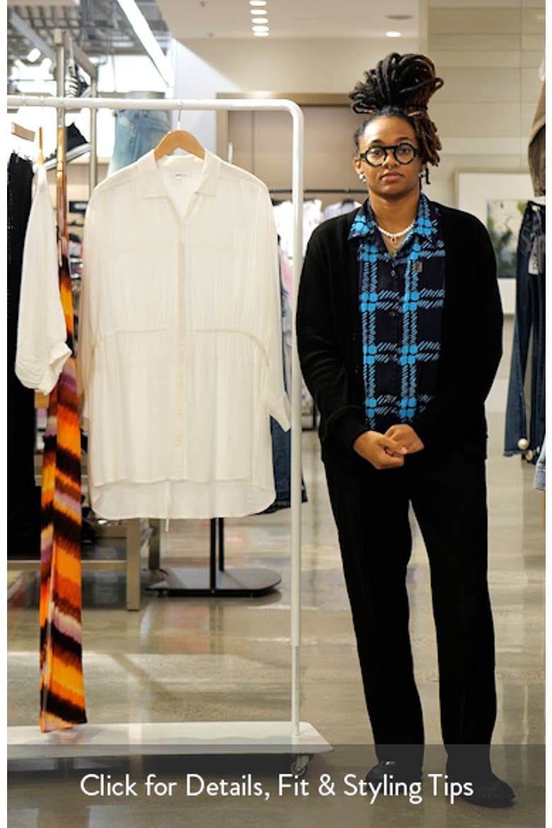 Cami Long Sleeve Cover-Up Shirtdress video