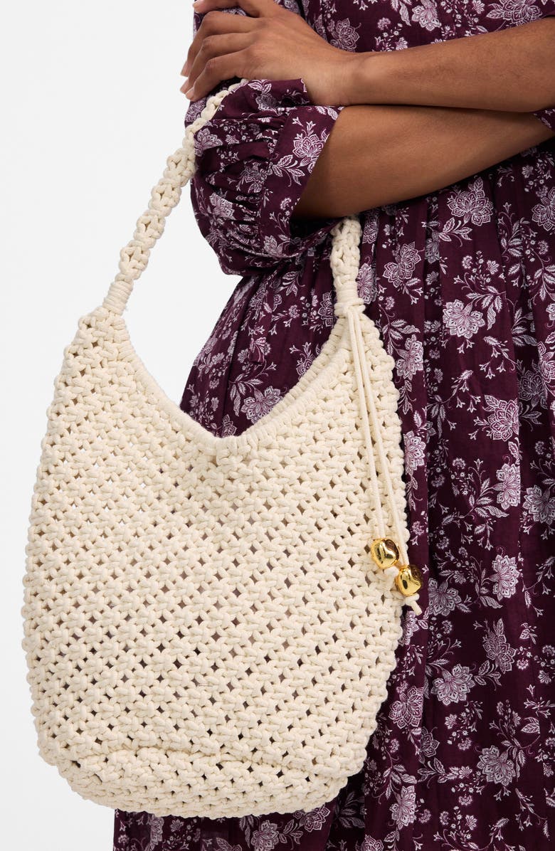 Madewell The Camren Rope Bag, Alternate, color, Antique Cream