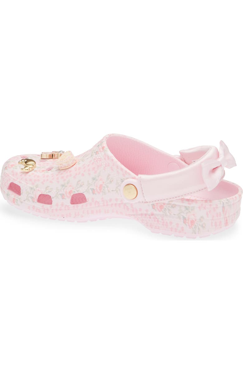 CROCS x LoveShackFancy Floral Classic Clog, Alternate, color, Pink Milk