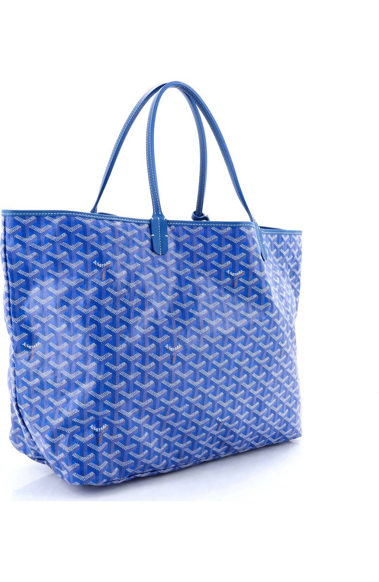 Pre-Owned Goyard Saint Louis Tote Coated Canvas GM, Alternate, color, Blue