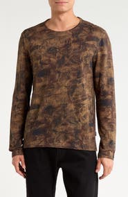 John Varvatos Parson Printed Long Sleeve T-shirt