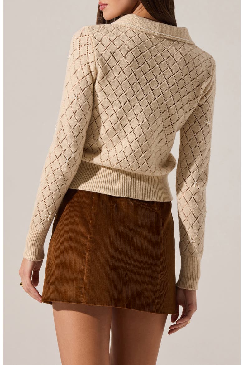 Aspyn Faux-Pearl Embellished Sweater, Alternate, color, NATURAL