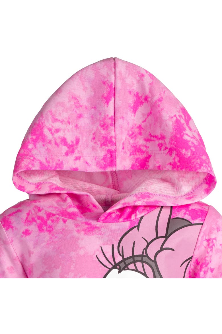 Minnie Mouse Pullover Hoodie, Alternate, color, Minnie Mouse Pink