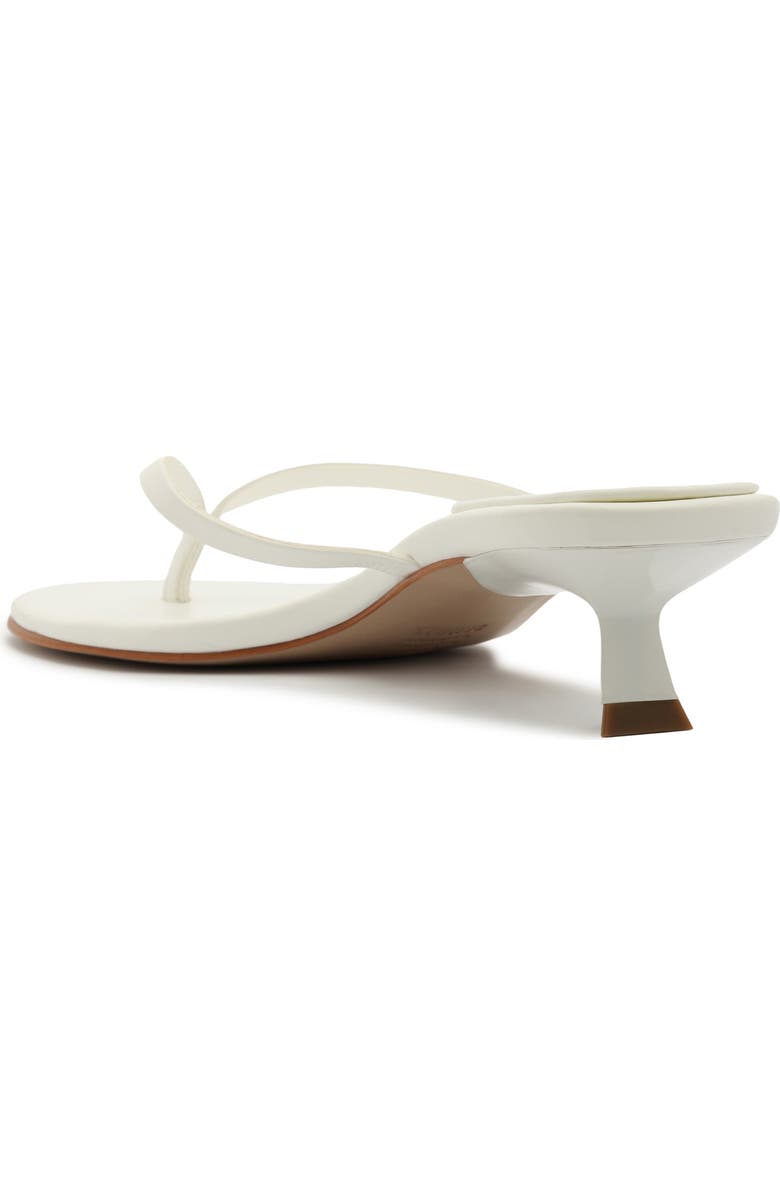 Schutz Carolyn Kitten Heel Sandal, Alternate, color, White