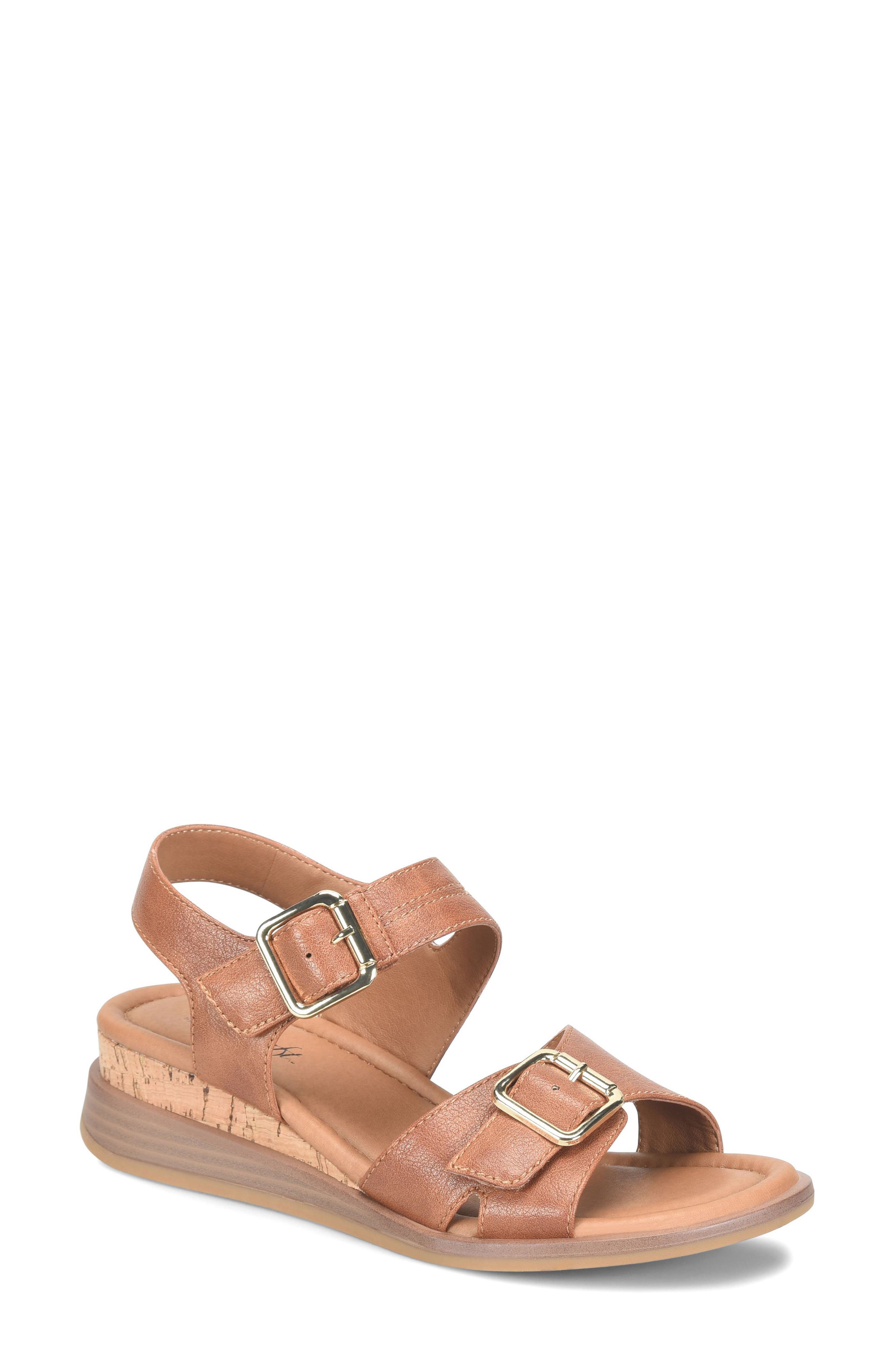 EUROSOFT Magnolia Wedge Sandal, Main, color, 