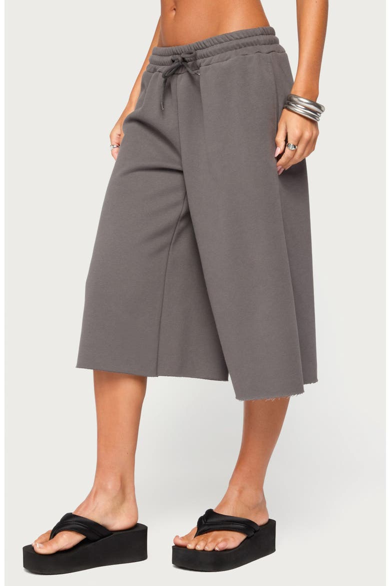 Amika Oversized Bermuda Shorts, Alternate, color, DARK-GRAY