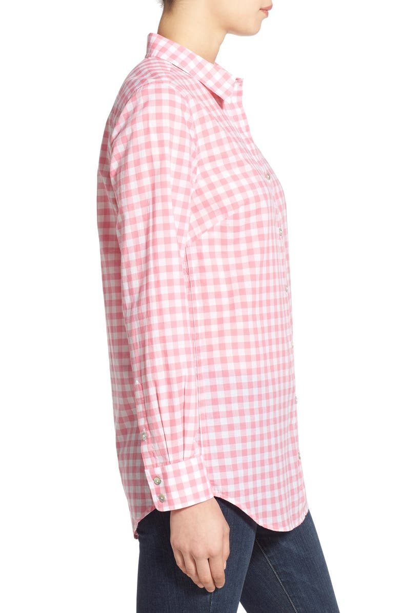 vineyard vines Gingham Button Front Shirt, Alternate, color,