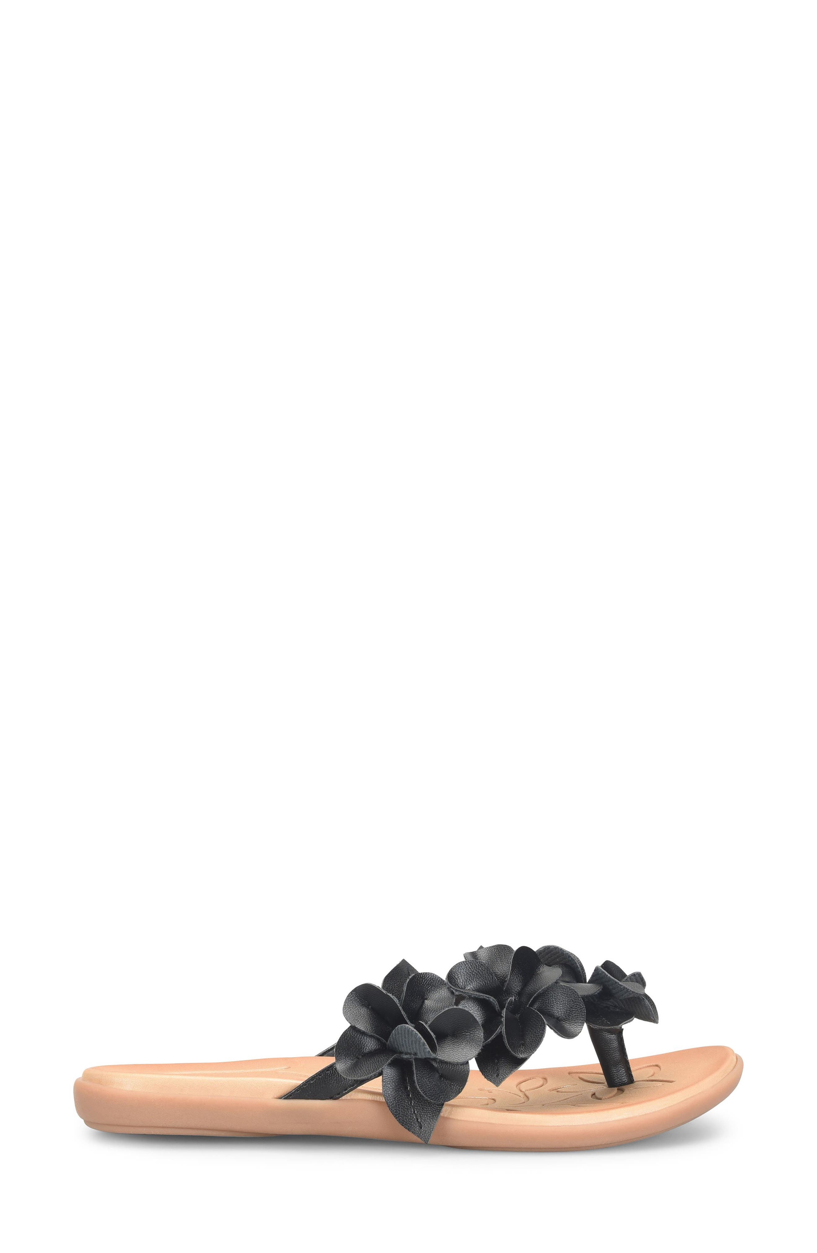 B O C BY BØRN Hensley Flower Sandal, Alternate, color, Black