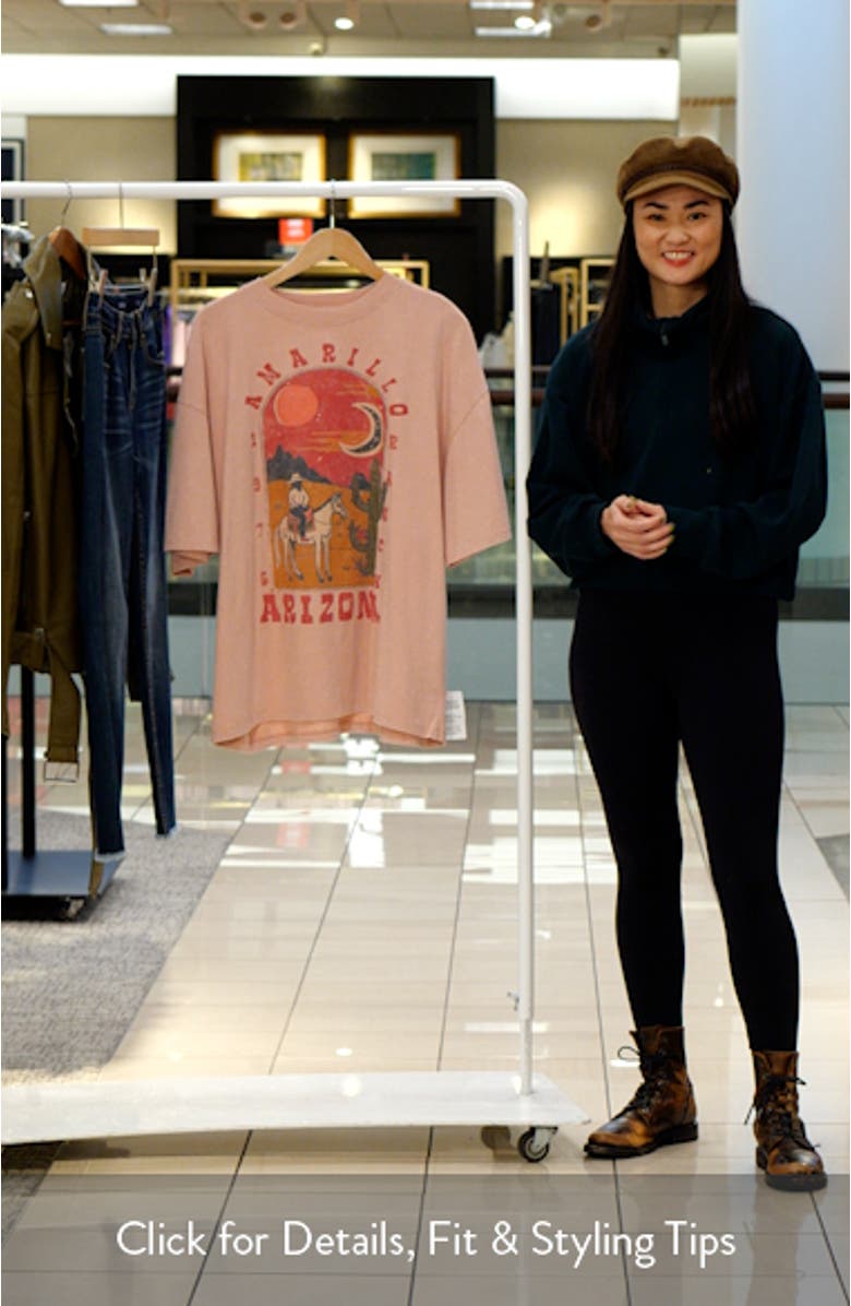 Arizona Oversize Cotton Graphic T-Shirt, sales video thumbnail