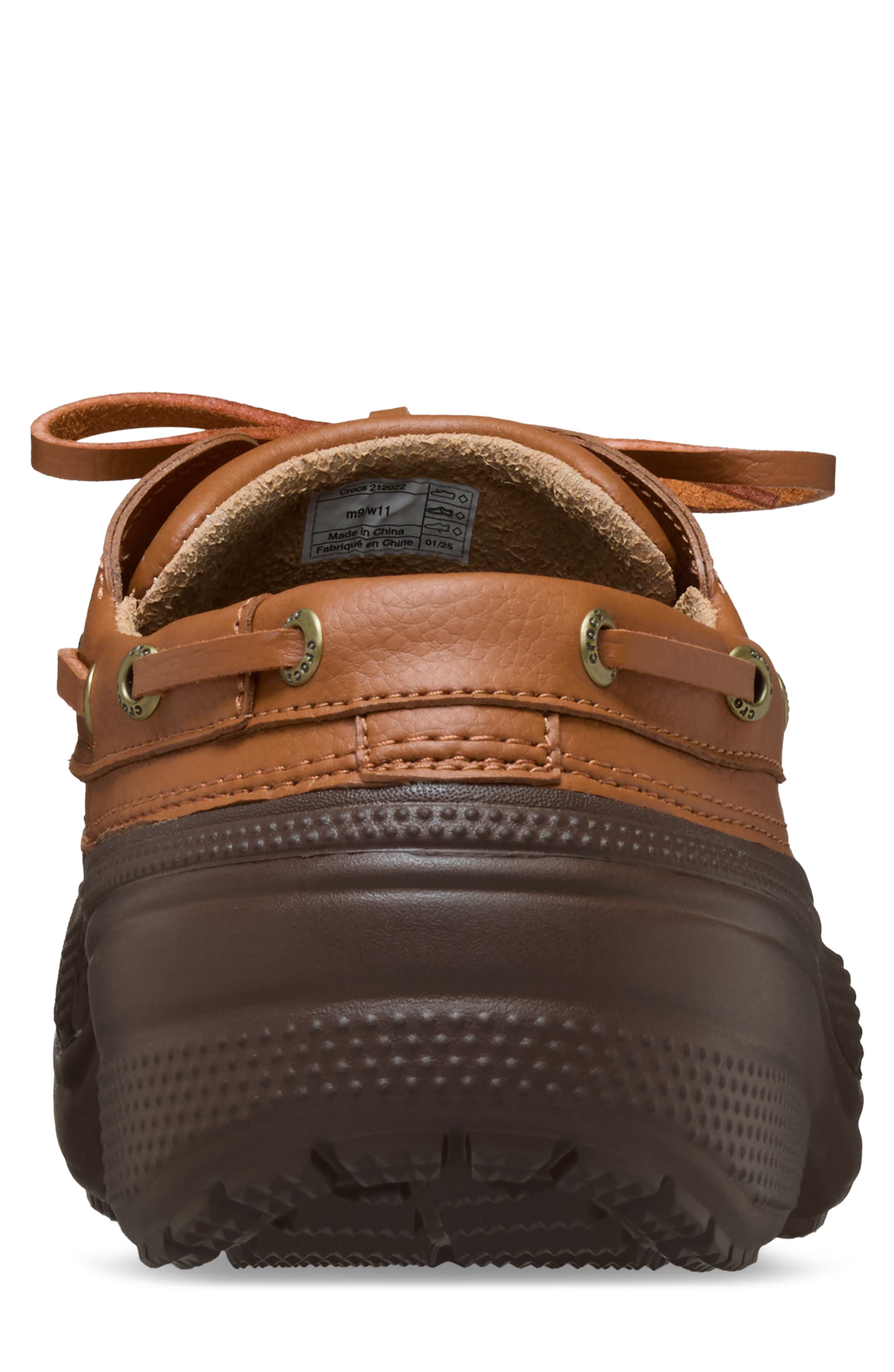 CROCS Classic Islander Boat Shoe, Alternate, color, Coffee Cognac