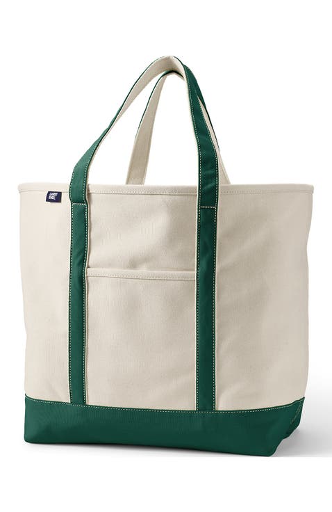 Open Top Canvas Tote Bag