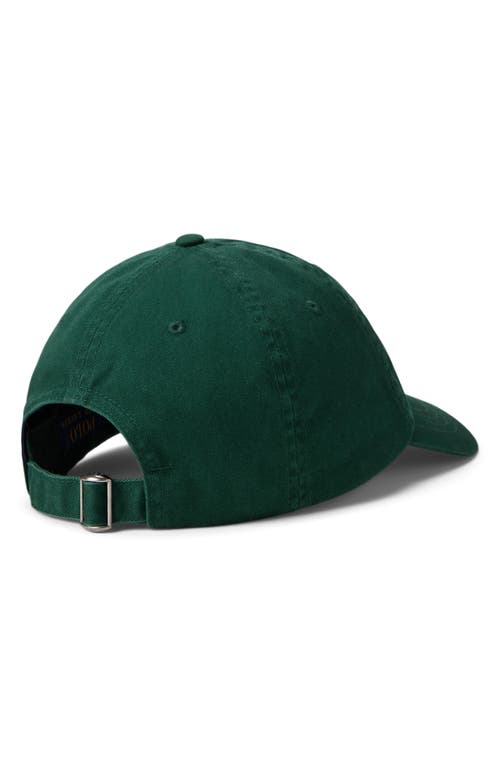 Polo Ralph Lauren Classic Sport Cotton Twill Baseball Cap In Green
