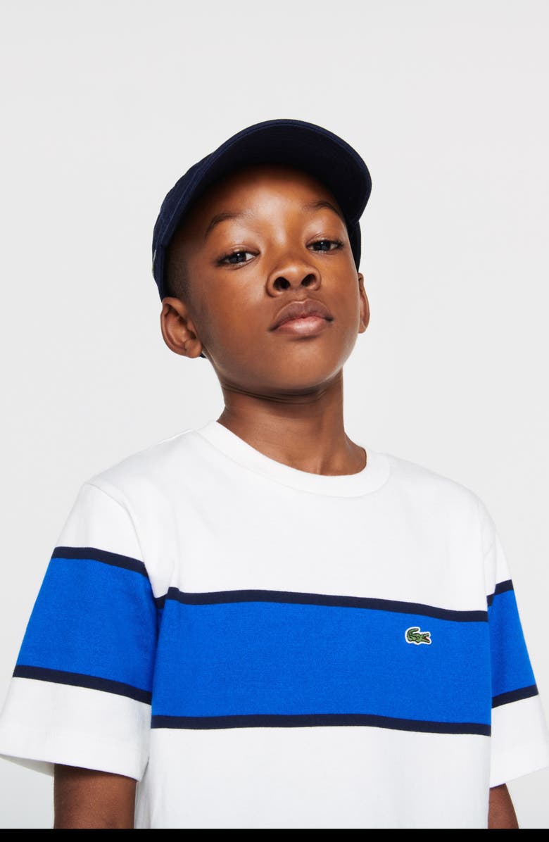 Lacoste Kids' Colorblock T-Shirt, Alternate, color, 