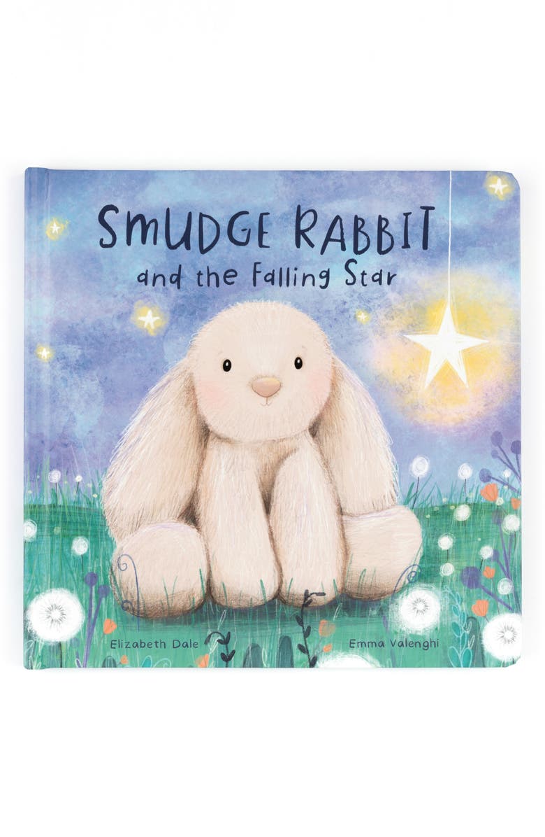 Jellycat 'Smudge Rabbit and the Falling Star' Book, Main, color,
