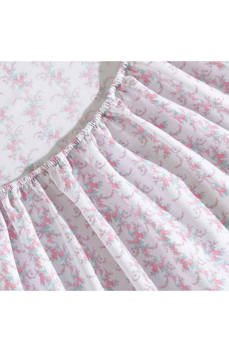 Betsey Johnson Trailing Bouquet Microfiber Sheet Set, Alternate, color, 